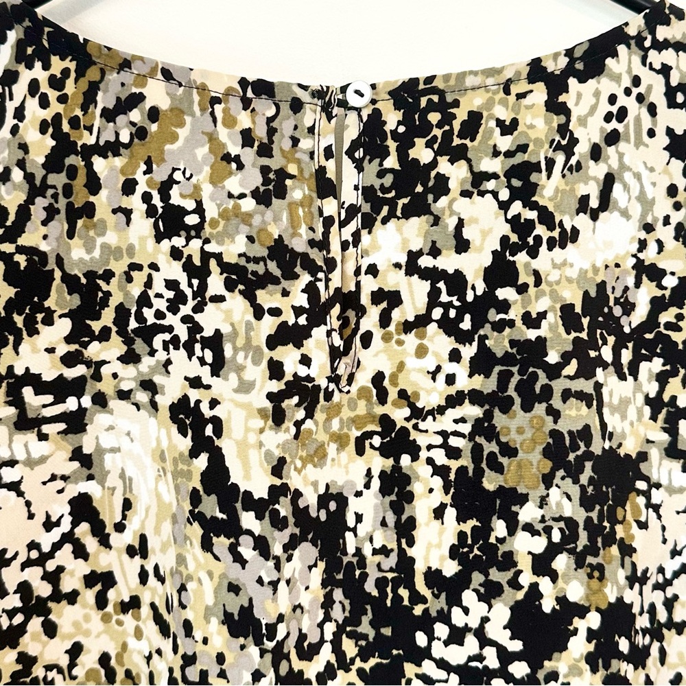 Christopher & Banks Multicolor Sleeveless Blouse - Size: Medium - Picture 5 of 6